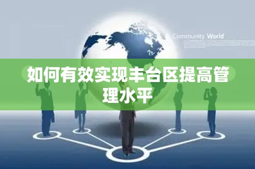 如何有效实现丰台区提高管理水平
