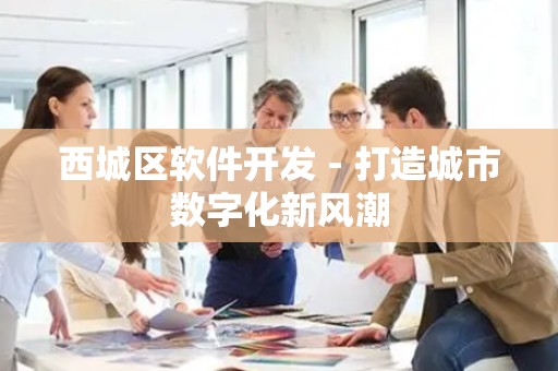 西城区软件开发 - 打造城市数字化新风潮
