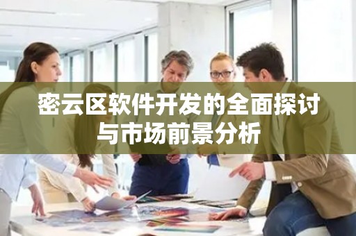 密云区软件开发的全面探讨与市场前景分析