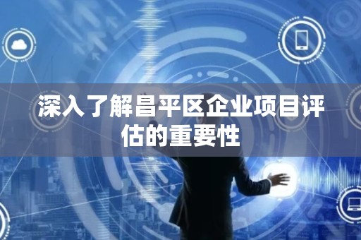 深入了解昌平区企业项目评估的重要性