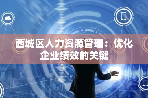 西城区人力资源管理：优化企业绩效的关键