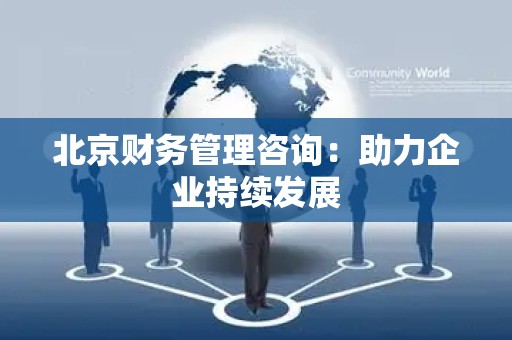 北京财务管理咨询：助力企业持续发展