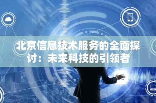 北京信息技术服务的全面探讨：未来科技的引领者