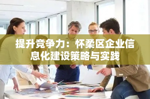 提升竞争力：怀柔区企业信息化建设策略与实践