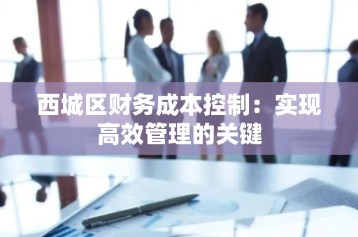 西城区财务成本控制：实现高效管理的关键