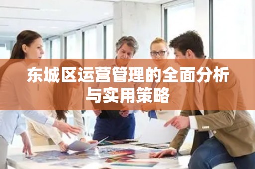 顺义区运营管理的全面分析与实用策略