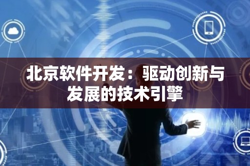 北京软件开发：驱动创新与发展的技术引擎