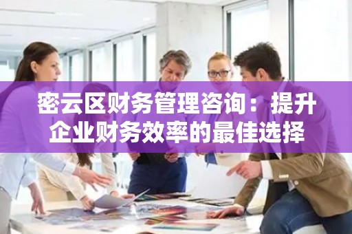 密云区财务管理咨询：提升企业财务效率的最佳选择