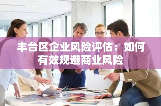 丰台区企业风险评估：如何有效规避商业风险