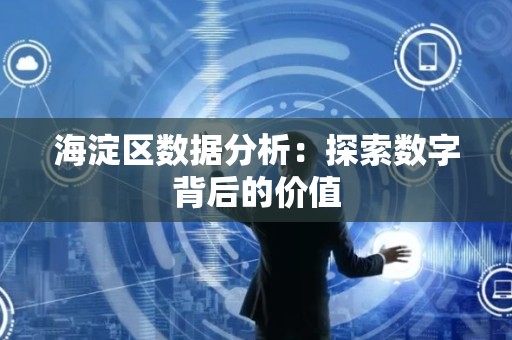 海淀区数据分析：探索数字背后的价值