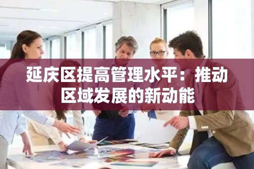 延庆区提高管理水平：推动区域发展的新动能