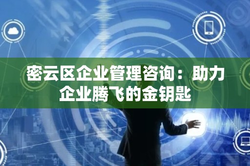 密云区企业管理咨询：助力企业腾飞的金钥匙