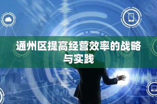 通州区提高经营效率的战略与实践