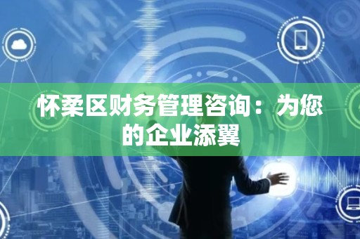 怀柔区财务管理咨询：为您的企业添翼