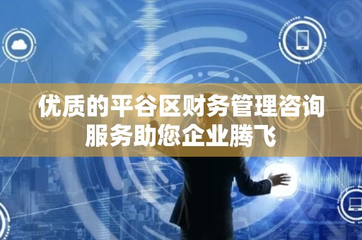 优质的平谷区财务管理咨询服务助您企业腾飞