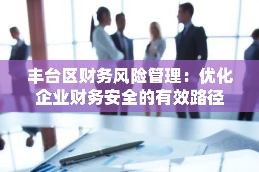 丰台区财务风险管理：优化企业财务安全的有效路径