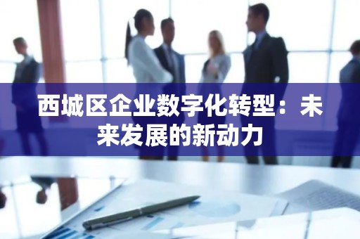西城区企业数字化转型：未来发展的新动力