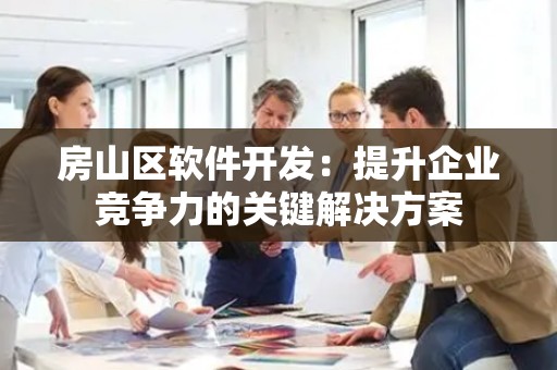 房山区软件开发：提升企业竞争力的关键解决方案