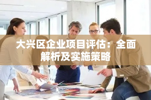 大兴区企业项目评估：全面解析及实施策略